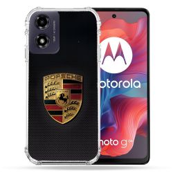 Coque Renforcée Pour Motorola G04 4G Porsche Carbone