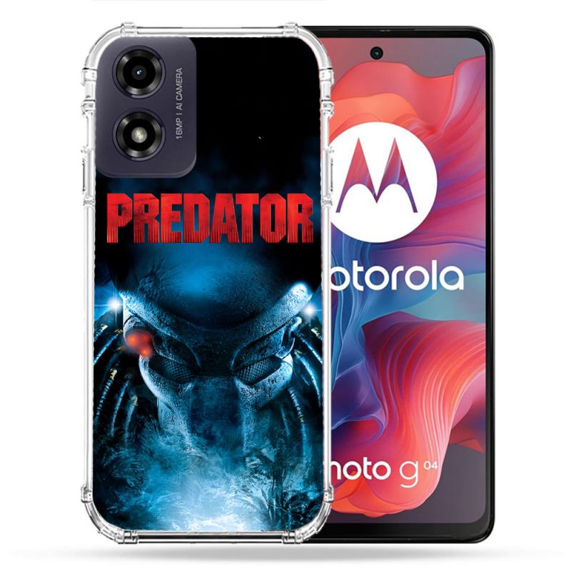 Coque Renforcée Pour Motorola G04 4G Predator Affiche