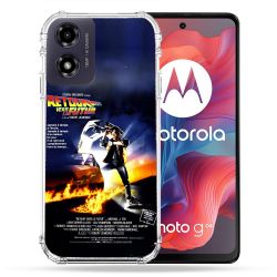 Coque Renforcée Pour Motorola G04 4G Retour Vers Le Futur Affiche