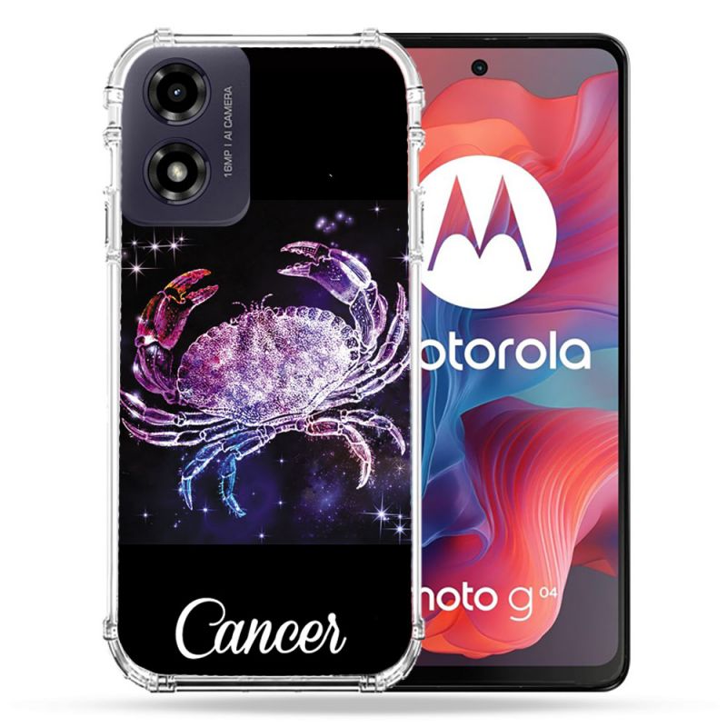 Coque Renforcée Pour Motorola G04 4G Signe Zodiaque 2 Cancer