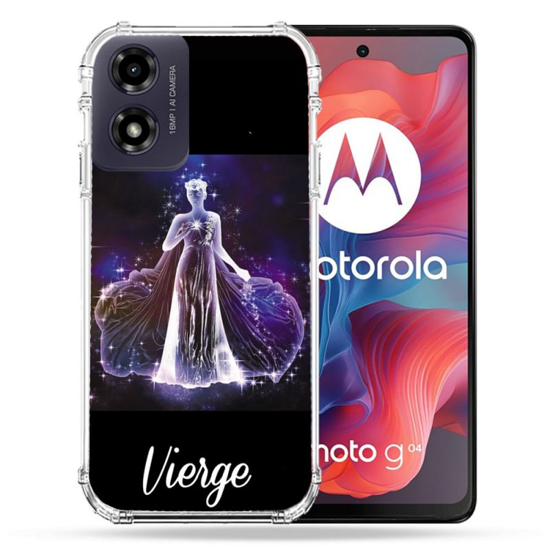 Coque Renforcée Pour Motorola G04 4G Signe Zodiaque 2 Vierge
