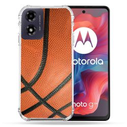 Coque Renforcée Pour Motorola G04 4G Sport Ballon Basket
