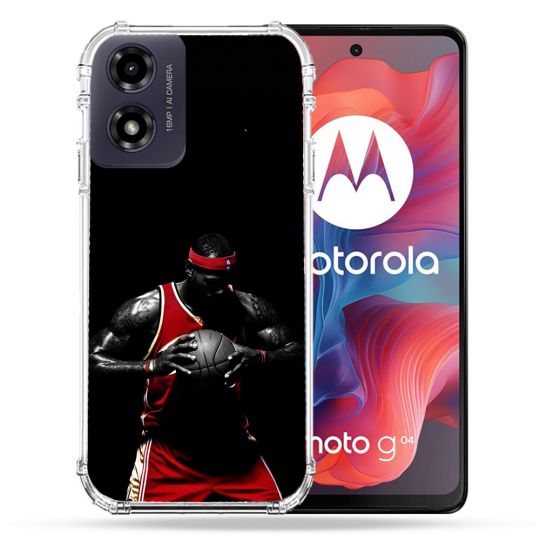 Coque Renforcée Pour Motorola G04 4G Sport Basketeur