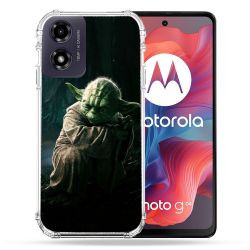Coque Renforcée Pour Motorola G04 4G Star Wars - Yoda sombre