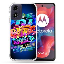 Coque Renforcée Pour Motorola G04 4G Street Art Rap