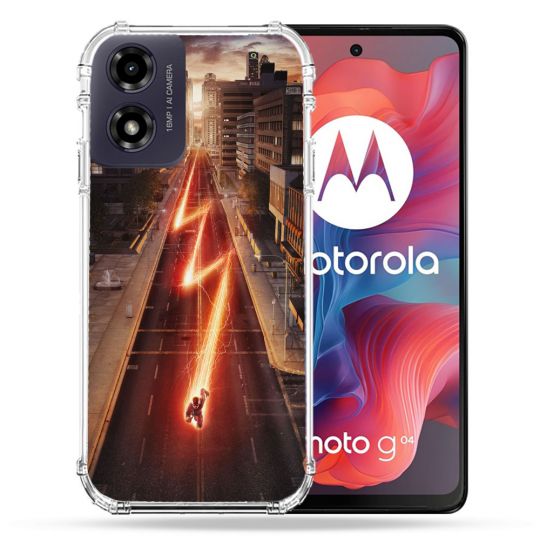 Coque Renforcée Pour Motorola G04 4G The Flash City