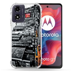 Coque Renforcée Pour Motorola G04 4G Voyage Amerique USA New York Taxi