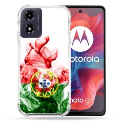 Coque Renforcée Pour Motorola G04 4G Voyage Portugal Flamme