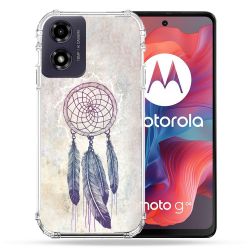 Coque Renforcée Pour Motorola G04 4G Zen Attrape Reve Blanc