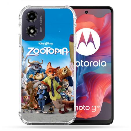 Coque Renforcée Pour Motorola G04 4G Zootopia