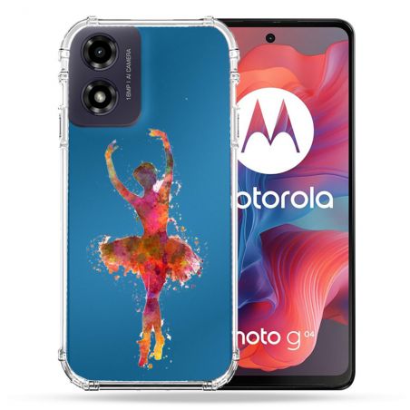 Coque Transparente Pour Motorola G04 4G Danseuse etoile