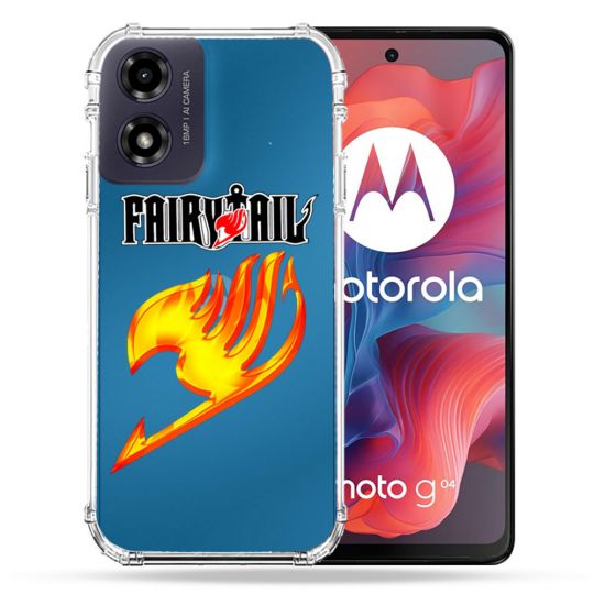 Coque Transparente Pour Motorola G04 4G Fairy Tail