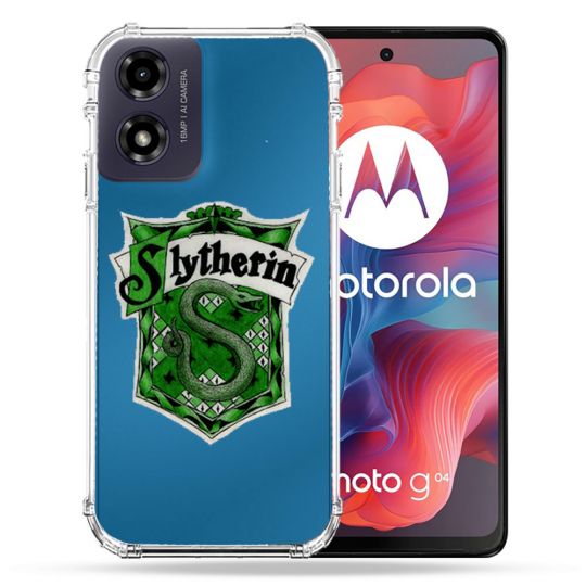 Coque Transparente Pour Motorola G04 4G Harry Potter Slytherin