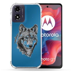 Coque Transparente Pour Motorola G04 4G Loup