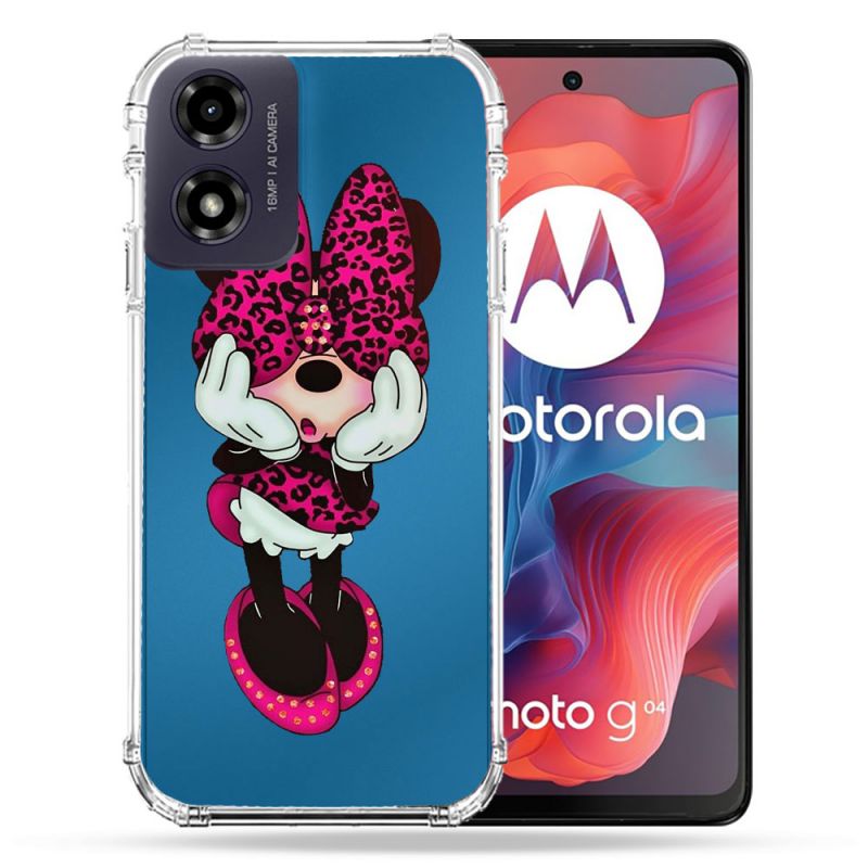 Coque Transparente Pour Motorola G04 4G Minnie