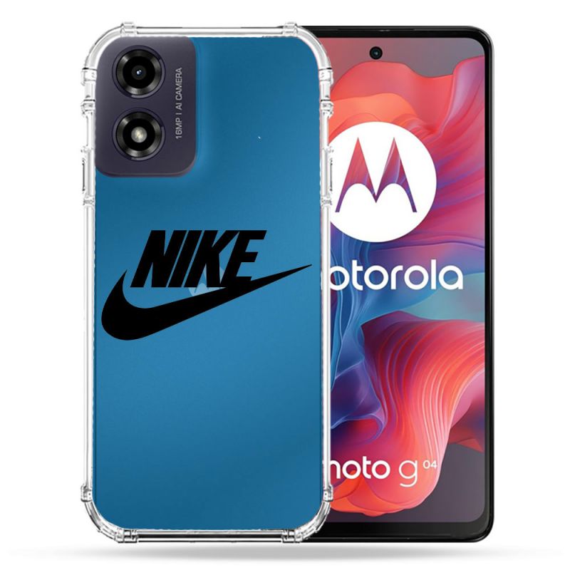 Coque Transparente Pour Motorola G04 4G Nike