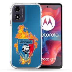 Coque Transparente Pour Motorola G04 4G Pompier Feu