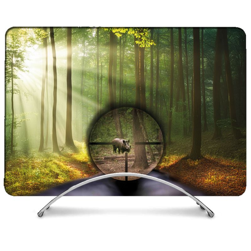 Coque Intégrale Pour Coque MacBook Pro M2 13.3 Chasse Sanglier Viseur