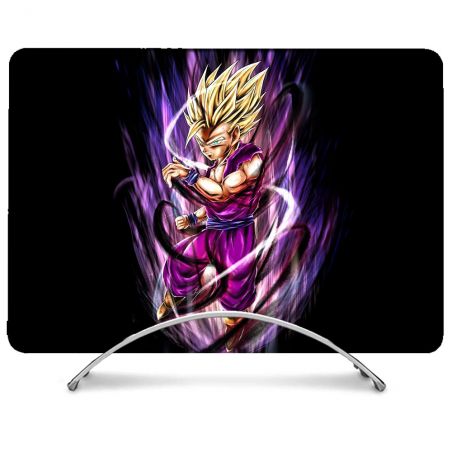 Coque Intégrale Pour MacBook Pro Touch Bar 13.3 Manga Dragon Ball Sangohan Violet