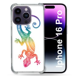 Coque Renforcée Pour Apple Iphone 16 Pro Animal Salamandre Color