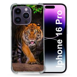 Coque Renforcée Pour Apple Iphone 16 Pro Animal Tigre Jungle