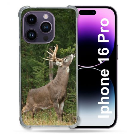 Coque Renforcée Pour Apple Iphone 16 Pro Chasse Cerf