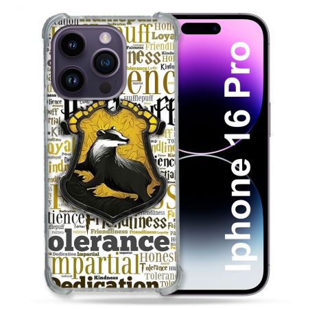 Coque Renforcée Pour Apple Iphone 16 Pro Harry Potter Poursouffle