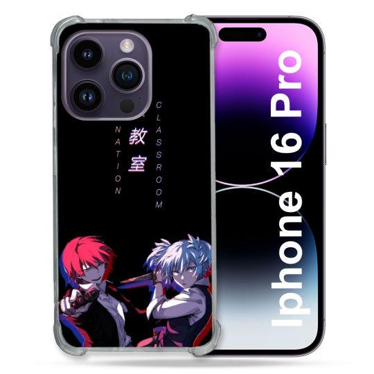 Coque Renforcée Pour Apple Iphone 16 Pro Manga Assassination Classroom Duo