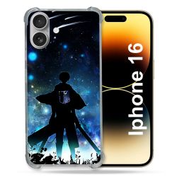 Coque Renforcée Pour Apple Iphone 16 Manga Attaque Titans Levi