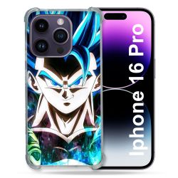 Coque Renforcée Pour Apple Iphone 16 Pro Manga Dragon Ball Gogeta Visage