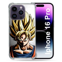 Coque Renforcée Pour Apple Iphone 16 Pro Manga Dragon Ball Sangoku Portrait