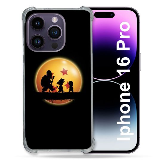 Coque Renforcée Pour Apple Iphone 16 Pro Manga Dragon Ball Vintage
