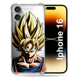 Coque Renforcée Pour Apple Iphone 16 Manga Dragon Ball Sangoku Portrait