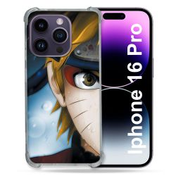 Coque Renforcée Pour Apple Iphone 16 Pro Manga Naruto Blanc