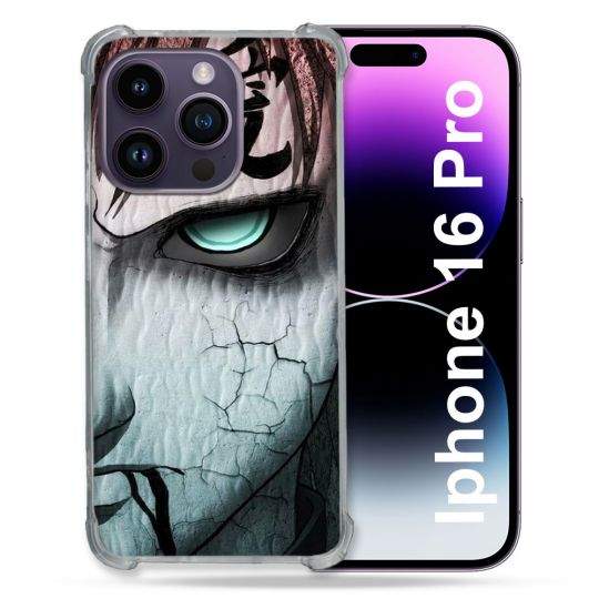 Coque Renforcée Pour Apple Iphone 16 Pro Manga Naruto Gaara
