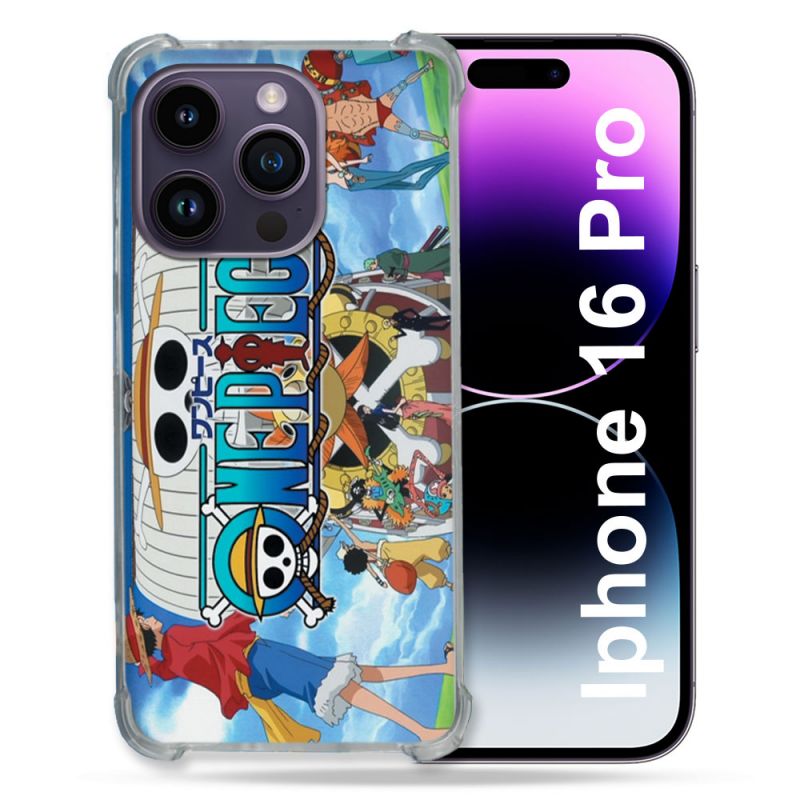 Coque Renforcée Pour Apple Iphone 16 Pro Manga One Piece Sunny