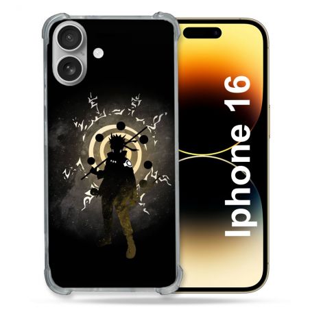 Coque Renforcée Pour Apple Iphone 16 Manga Naruto Sage
