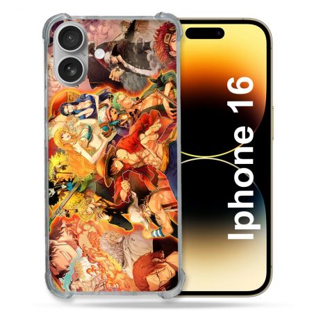Coque Renforcée Pour Apple Iphone 16 Manga One Piece Nakama