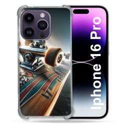 Coque Renforcée Pour Apple Iphone 16 Pro Planche Skate