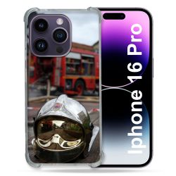 Coque Renforcée Pour Apple Iphone 16 Pro Pompier Casque Camion