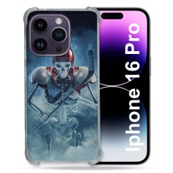 Coque Renforcée Pour Apple Iphone 16 Pro Sport Hockey Squelette