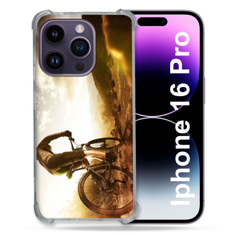 Coque Renforcée Pour Apple Iphone 16 Pro Sport VTT Soleil