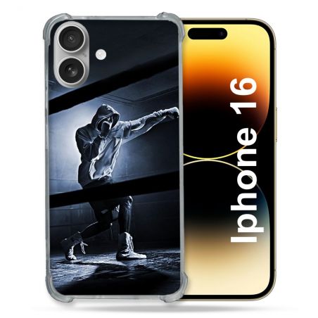 Coque Renforcée Pour Apple Iphone 16 Sport Boxe Poing
