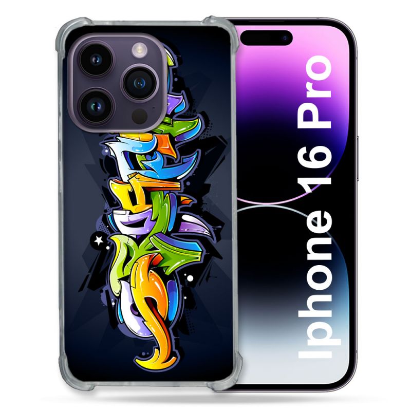 Coque Renforcée Pour Apple Iphone 16 Pro Street Art Graffiti