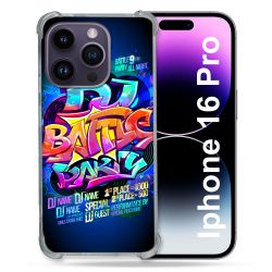 Coque Renforcée Pour Apple Iphone 16 Pro Street Art Rap