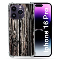 Coque Renforcée Pour Apple Iphone 16 Pro Texture Bois