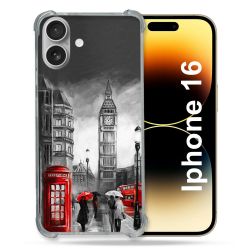 Coque Renforcée Pour Apple Iphone 16 Voyage Angleterre Londres Vintage