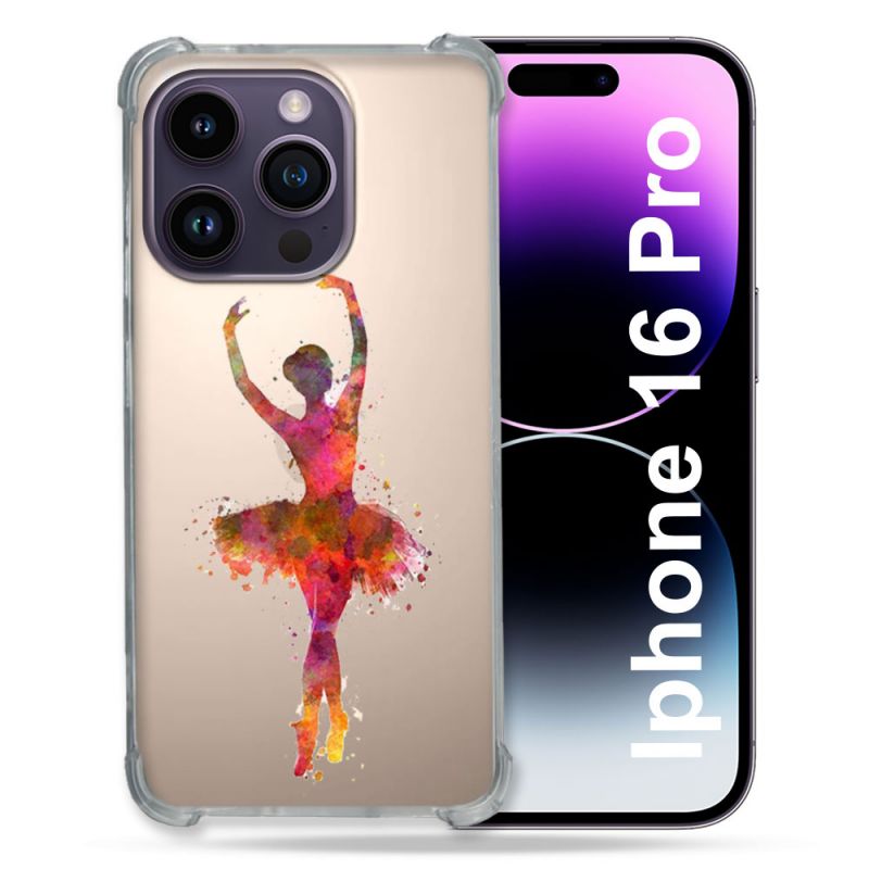 Coque Transparente Pour Apple Iphone 16 Pro Danseuse etoile