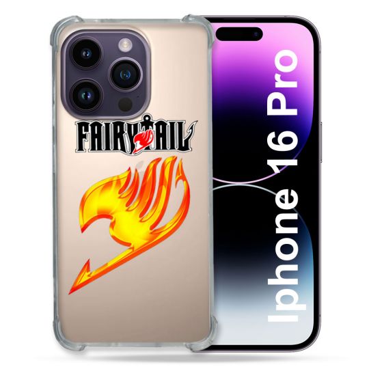 Coque Transparente Pour Apple Iphone 16 Pro Fairy Tail