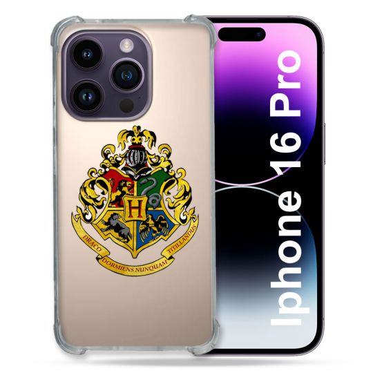 Coque Transparente Pour Apple Iphone 16 Pro Harry Potter Poudlard